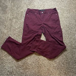 Calvin Klein Jeans Maroon Skinny Pants